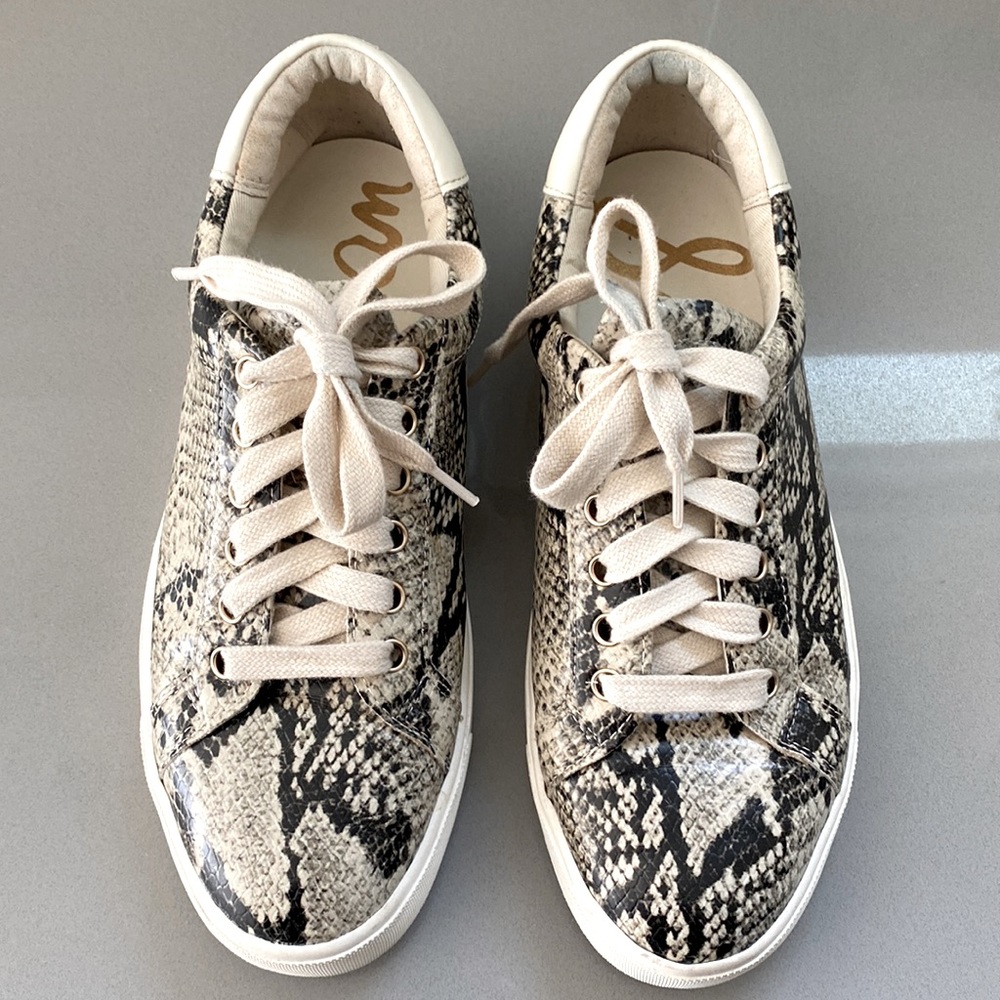 Sam Edelman Ethyl leather sneaker 7.5M Good condition!